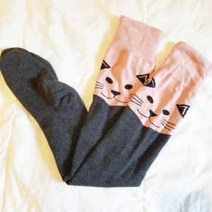 Modcloth Fur The Win Thigh Highs